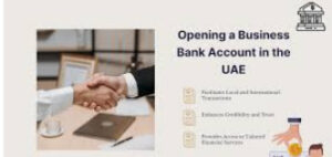 What is the minimum requirement to open a business bank account in the UAE?