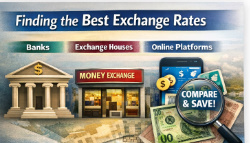Why do exchange rates differ between providers in Qatar?