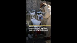 French village memorialises far-right actress Brigitte Bardot | #ajshorts -